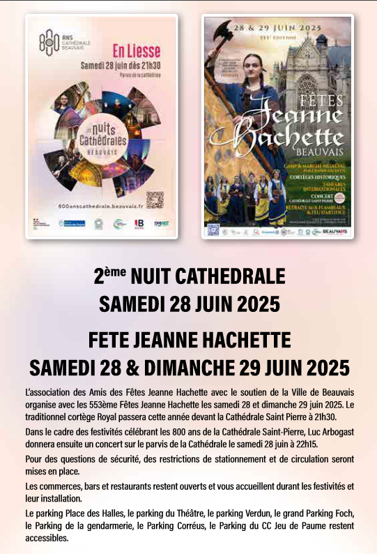 Info riverains nuit cathédrale
